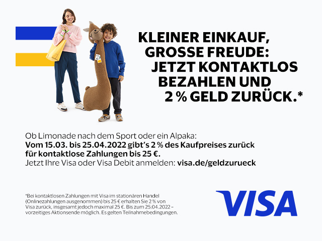 rbsuedhardt's tweet photo. Pizza mit extra 🧀 oder ein Alpaka? Egal, Hauptsache du bezahlst kontaktlos: mit Visa gibt’s dafür 2 % deines Geldes zurück.* Jetzt anmelden: https://t.co/2af2e0DVQs
(Disclaimer)
*Es gelten Teilnahmebedingungen. https://t.co/uTvRGMBowA