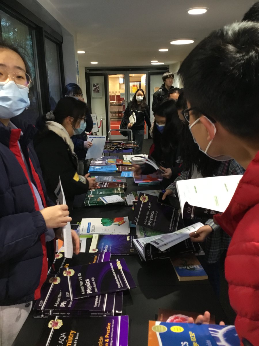 LibraryDeptCC's tweet photo. The Library held a second-hand book sale this week, inviting students to purchase spare revision guides and other assorted textbooks. 
£286.70 was raised for Soil of Amhara- a charity supporting young people in the Amhara region of Ethiopia. https://t.co/zr1ZAe4lks