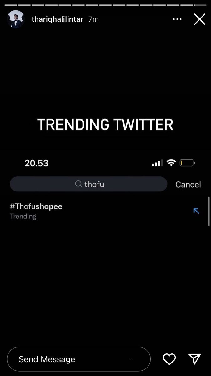bitmberrr's tweet photo. udah masuk trend search guysss dikit lgiii #thofushopee https://t.co/EaK3WNF6mq