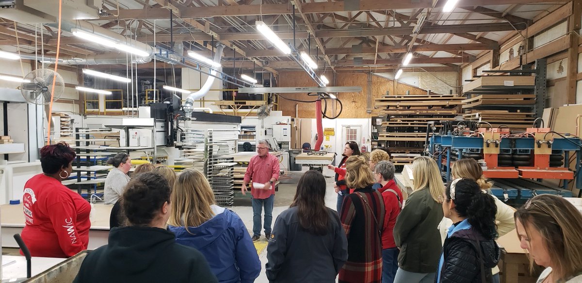 Thanks to @specialtywoodworks for the tour and the incredible NAWIC plaques! So fun to see a local business thriving, and we are so appreciative of your support!

#WICWeek2022 #NAWIC113 #WomenInConstruction
