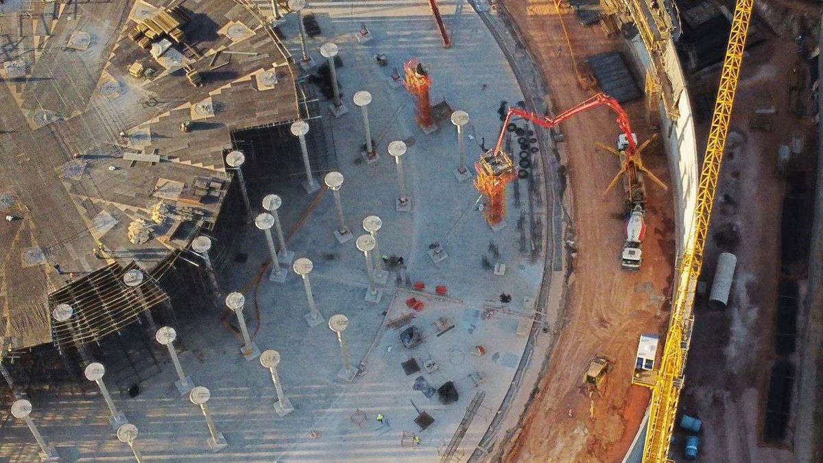 Rand_Water's tweet photo. #FindingNewWays #KnowBetterDoBetter #RandWater #Innovation #ConcreteInnovation #ConcreteInvention #construction
Our Vlakfontein Reservoir is currently under construction. The pictures provide a visual journey of the construction of this cylindrical post-tensioned reservoir. https://t.co/C2FlVlT35k