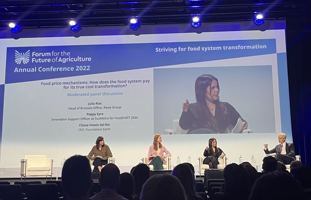 Which is the true cost of food system transformation? Can data and accurate impact assessment deliver change?

Great afternoon panel discussion <a href="/ForumForAg/">Forum for the Future of Agriculture</a> 2022