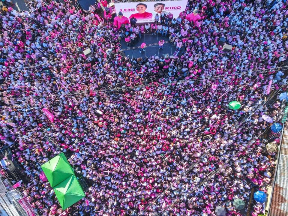 13thFool's tweet photo. Cavite, Manila, Isabela and GenSan. All checked.

VP Leni has now successfully staged a show of force right at the bailiwicks of her opponents. In each place, she drew a crowd that they cannot even muster.

Her message can’t be clearer. She is formidable and ready to win this. https://t.co/UzWV5QSzBQ