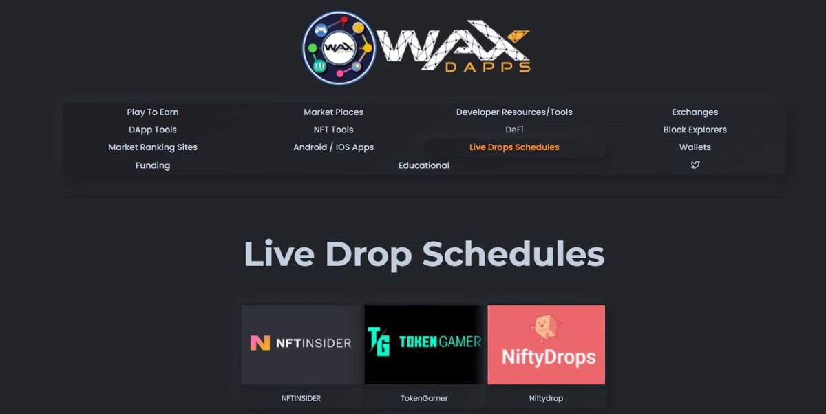 WAXDapps.io tweet media