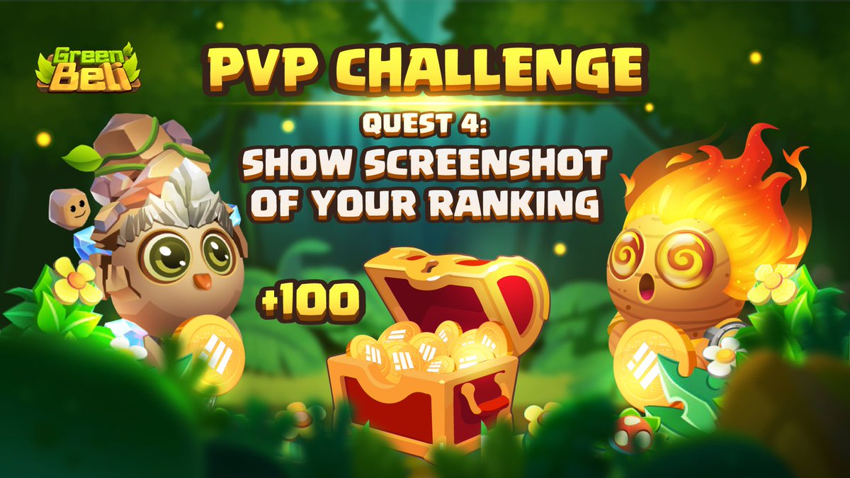 Green_Beli's tweet photo. PVP CHALLENGE: SHOW OFF YOUR RANKING

100 BUSD &amp; Green Hero are looking for its owner! Do you know who she/he is?🧐
🎁100 BUSD + 1 GH for 1 lucky winner
⏰Ends in 48h
Rule: RT + CMT your ranking, tag 03 KOLs with hashtag #GRBE #GreenBeliPvPChallenge 

https://t.co/osUYyusib1 https://t.co/Q4xB17AiZw