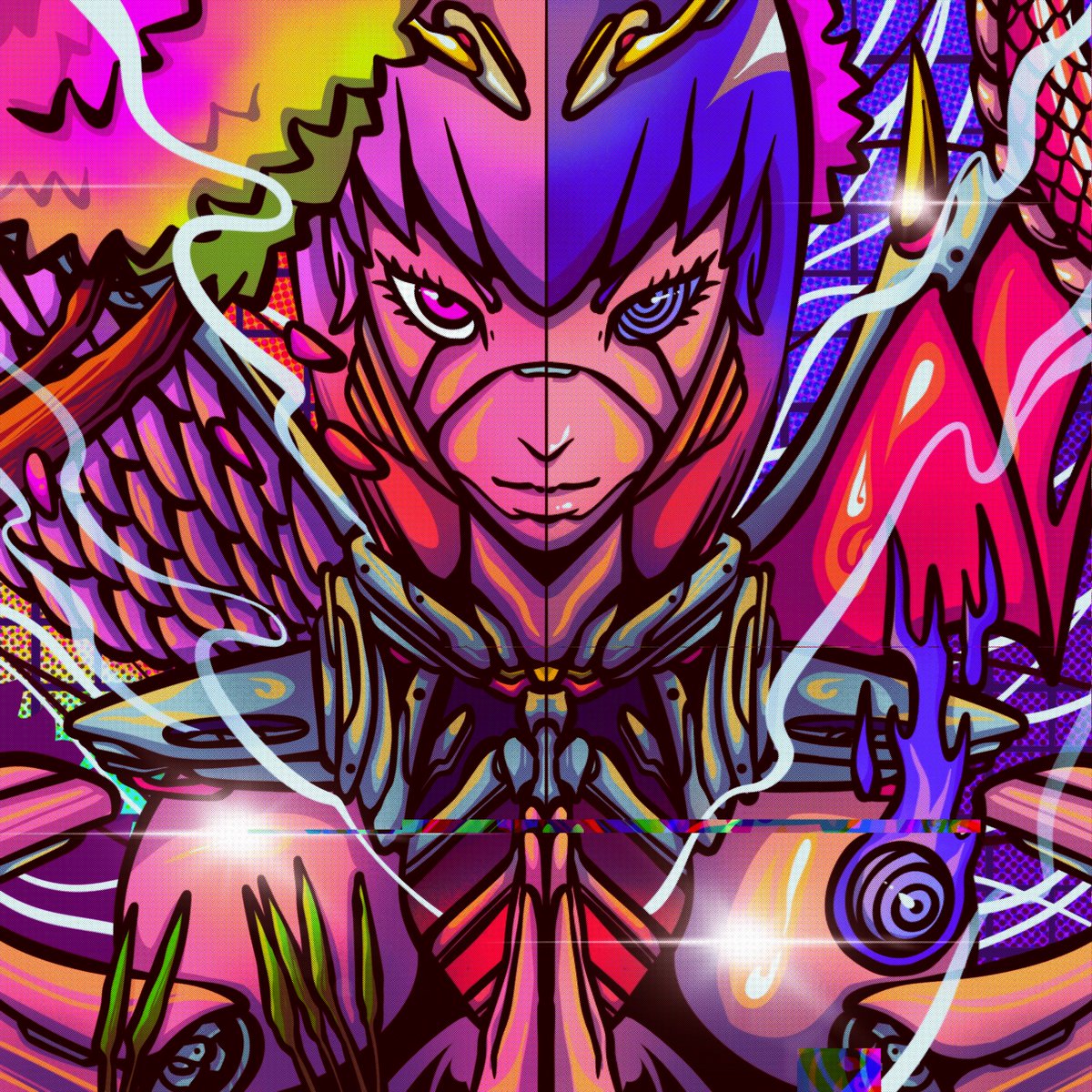 KumasehRizky's tweet image. Surprise drop! 👹

"Two sides"
OBJKT#697400
1.2 tez
/10 Editions

on 
@TeiaCommunity

teia.art/objkt/697400
objkt.com/asset/hicetnun…
hic.af/o/697400
LFG! ✨

#NFT #nftstyle  #NFTCommunity #NFTcollectibles #NFTcollector #hicetnunc #hicetnunc2000 
@NFTindonesia_