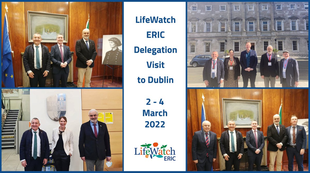 LifeWatchERIC's tweet image. Read all about our recent trip to Dublin, where we strengthened ties with several prominent contributors &amp;amp; supporters of ecological #research in Ireland, including @UCD_Research, @iCRAGcentre, @MaREIcentre, @Damien_English, @OCallaghanJim &amp;amp; more!

News ➡️ lifewatch.eu/2022/03/11/lif…