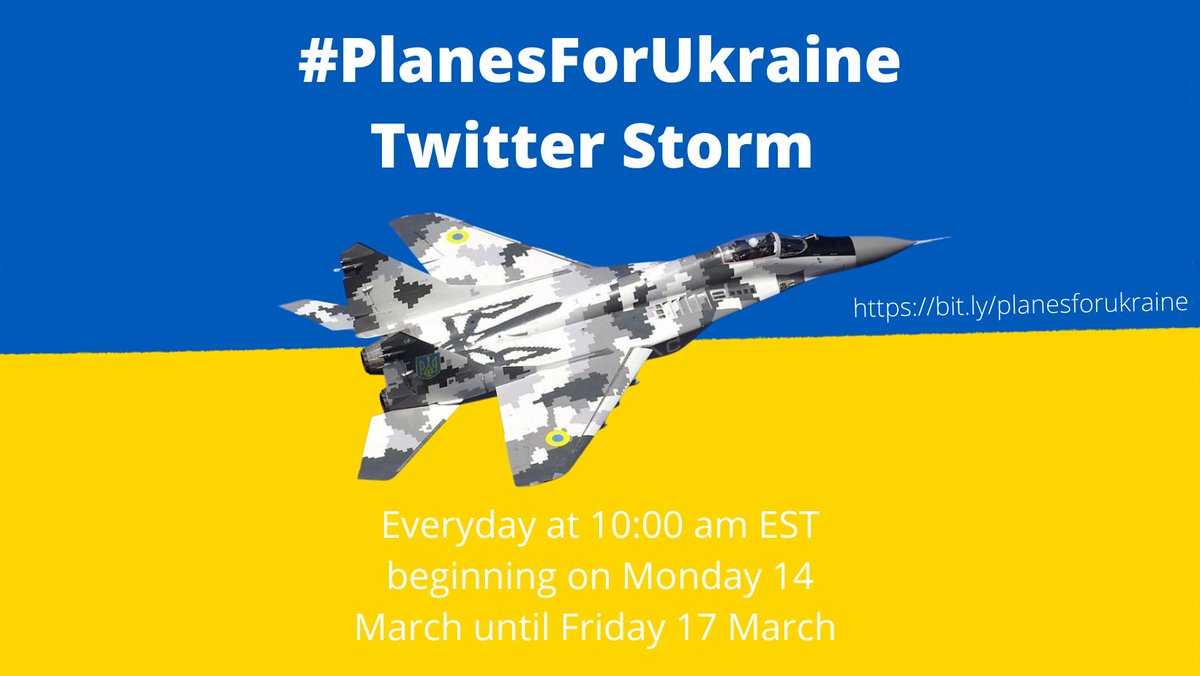 AlxVarfolomiyev's tweet photo. Save lives - send #PlanesforUkraine now. Make a history. https://t.co/oljS99iT6f