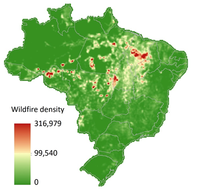 Our recent paper on birth weight following pregnancy wildfire smoke exposure in Brazil. In some Brazilian regions, we estimated an increase of 18% in low birth weight when the exposure occurred in the first trimester of pregnancy. lnkd.in/eQwK3bi7