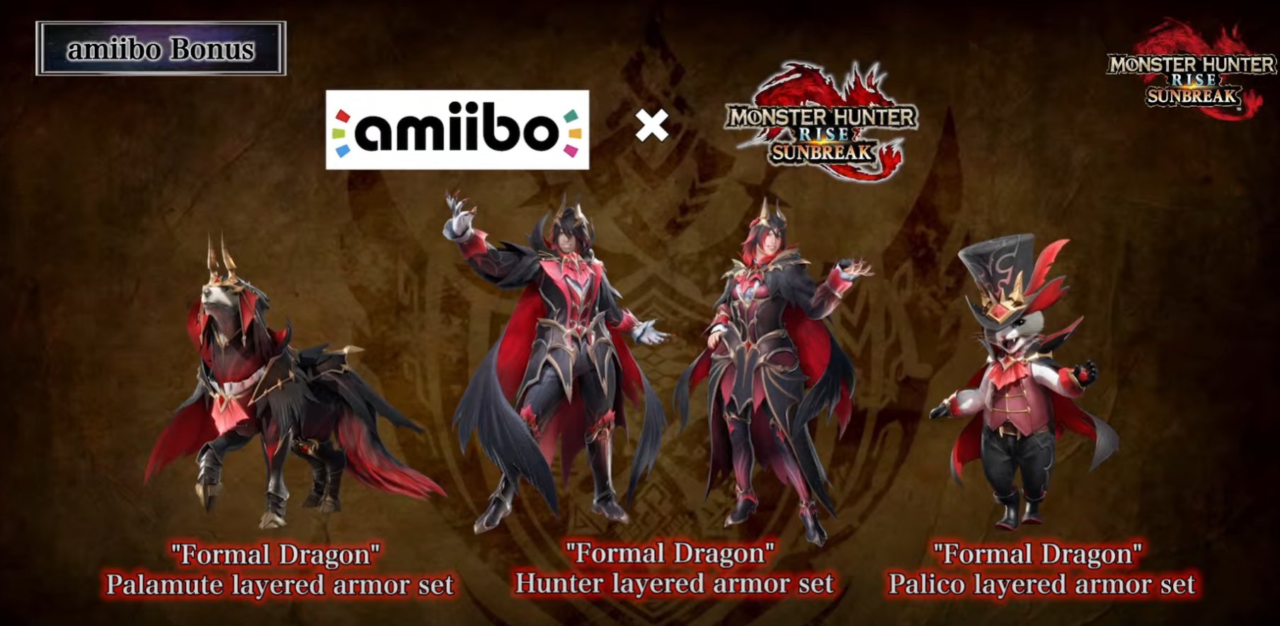 monster hunter amiibo armor