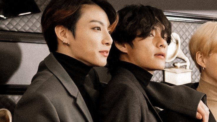 kkuktaes's tweet photo. grammys taekook happened and ive never been the same ever since https://t.co/j2tqHuNhVm