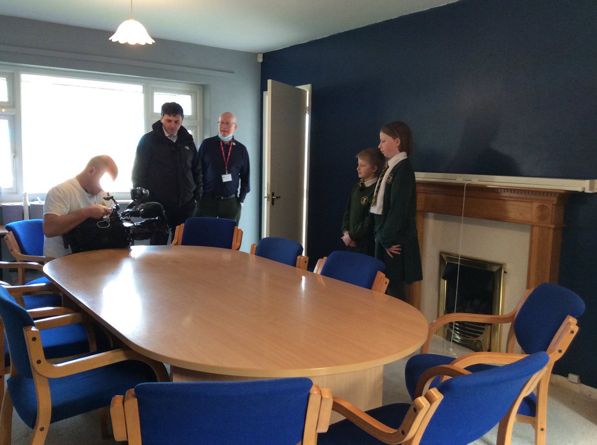 StMarysRCSch's tweet photo. Delighted to welcome members of @itvnews into our school today! #CommunitySMR https://t.co/5pgQLI7t12