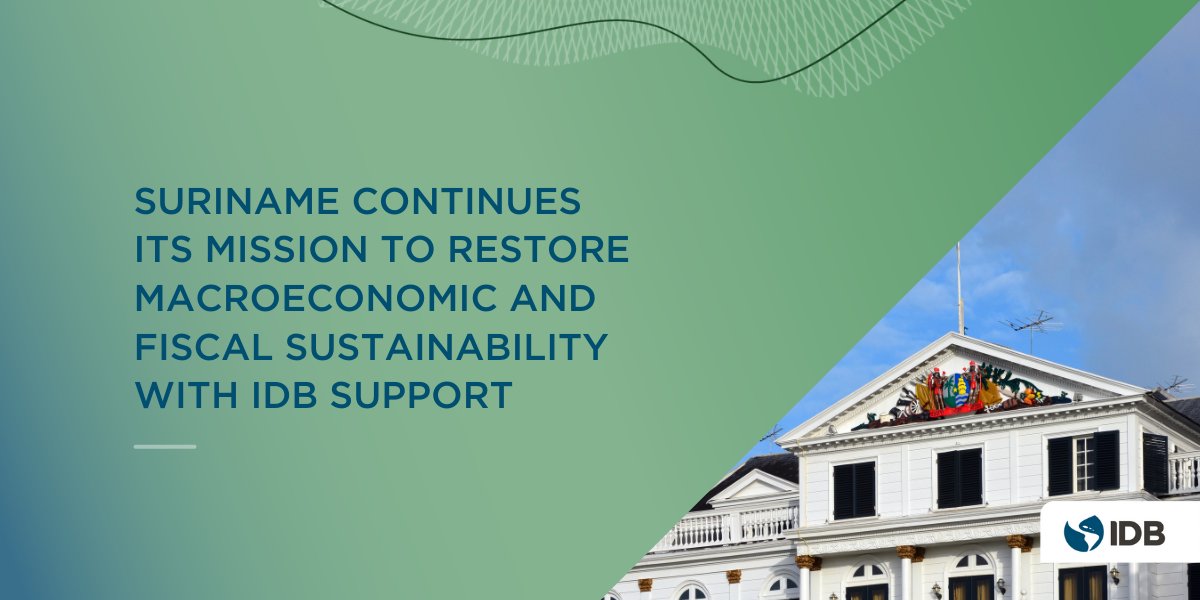 #Suriname will implement a program of crucial reforms to slow inflation, reduce...