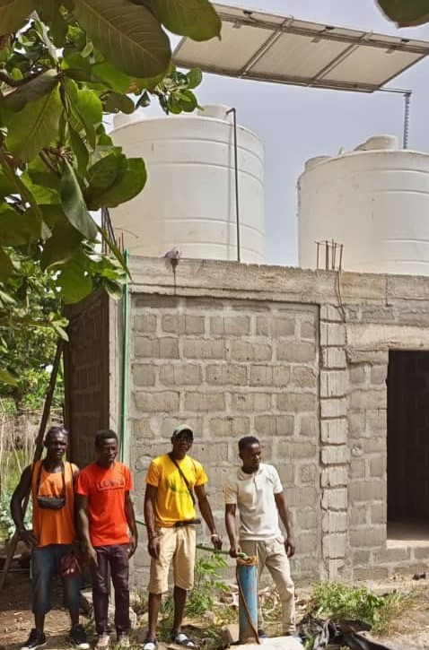 BWAUK's tweet photo. Exciting charity news coming SOON! Meanwhile, the water tower @ WAF is finally complete! Cleaner, safer more accessible water for all! 🚰🙌 https://t.co/6RUjFUi8IG