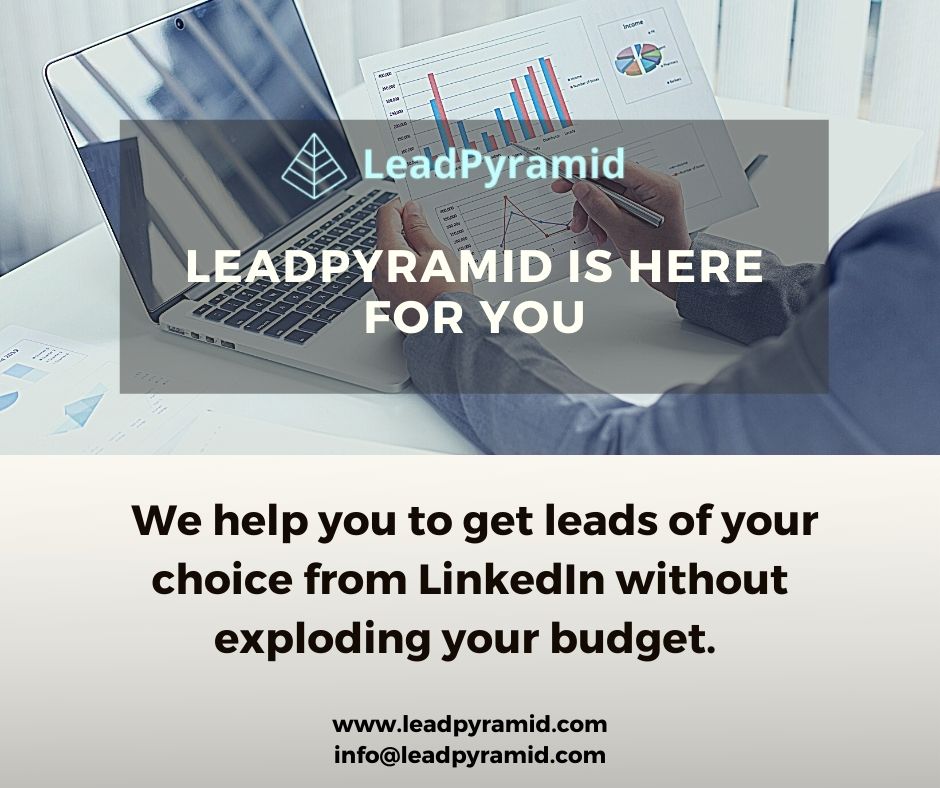 PyramidLead's tweet photo. #Lead_generation tools like #LinkedIn lead generation helps bring #leads to the company. By studying and observing a buyer's previous and recent purchases , we can predict about the #products or #services he/she is aligned to. Visit us https://t.co/qpwo0kvToB #b2b #email_list https://t.co/t1AJ0VQnGG