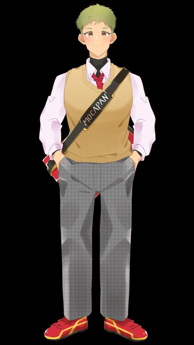 MocaPan903's tweet photo. 尚（＠nao_kngs ）くんに立ち絵を
描いてくれました！！！！

もう　最高すぎて　思わず涙が出そう
になりました… ほんとにありがとうございます😭　　
（一生の宝物にします…） https://t.co/wN2cv6Zglj