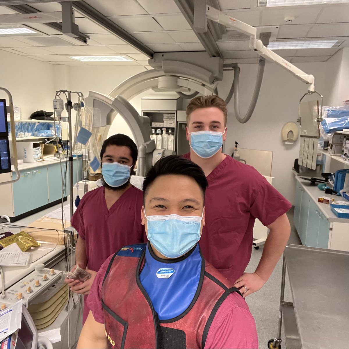 uhbtrust's tweet photo. Next up for #healthcarescienceweek we would like to introduce you to our Healthcare Science (Cardiac Physiology) Apprentices, Aqib, Ben &amp; Christian!

This talented trio are invaluable members of the UHB Cardiology team, pictured below in one of the QE Cath labs 🫀

#HCSWeek2022 https://t.co/Nt9hYlRuxt