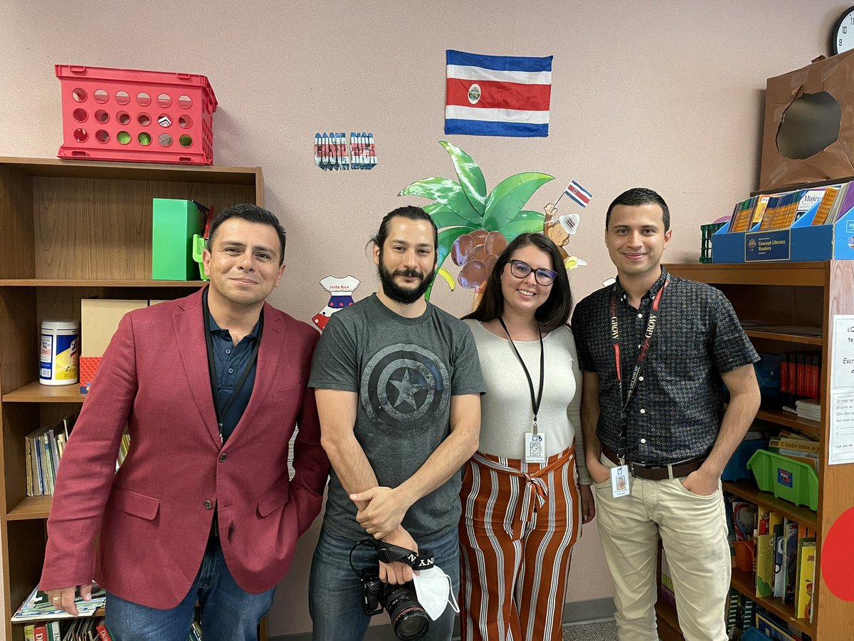 Look who came to visit <a href="/Estmonge12/">Esteban Monge</a> <a href="/JeffreysGroveES/">Jeffreys Grove Elem</a> Our friends from <a href="/ParticipateLrng/">Participate Learning</a> are spotlighting this JG gem! We are proud of you Sr. Monge! 👊🏼👏🏼👏🏼💚💙