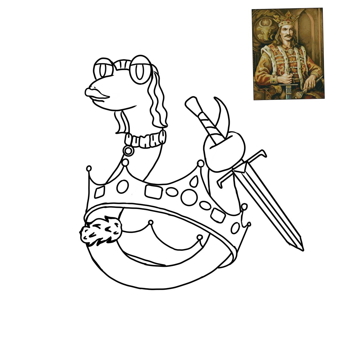 STARsANDaNFT's tweet photo. The new sketch of "Stephen the Great" https://t.co/SBFh9QT6dj