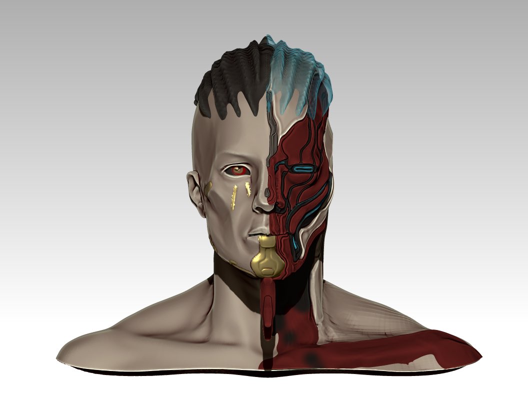 stickley_owen's tweet image. Having a lot of fun with this! Starting to come together. @PlayWarframe #warframe #tennocreate #orokin #sentient