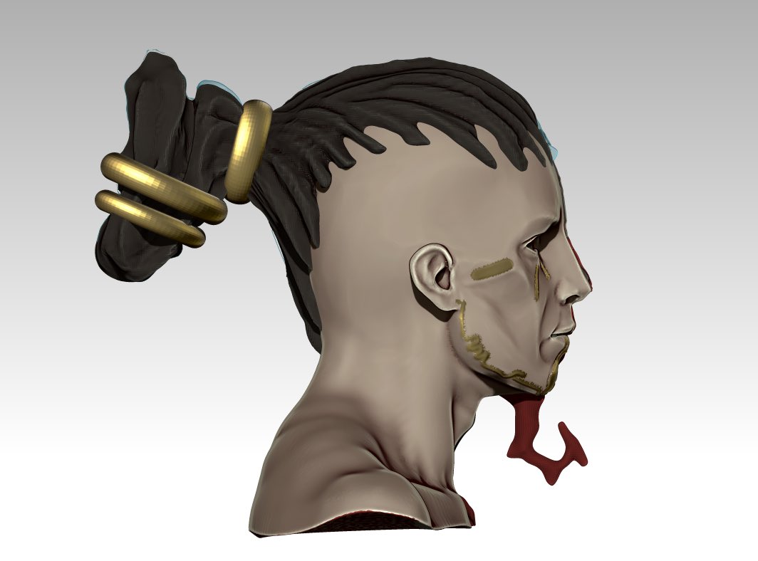 stickley_owen's tweet image. Having a lot of fun with this! Starting to come together. @PlayWarframe #warframe #tennocreate #orokin #sentient