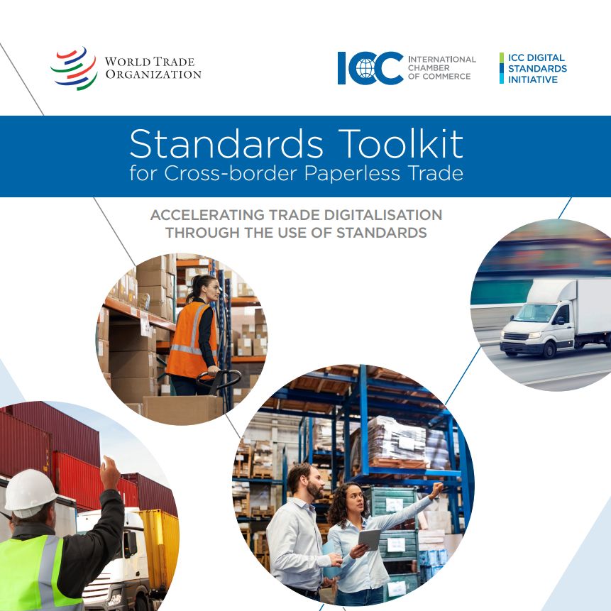 gs1's tweet photo. We’re excited to see GS1 featured in the first-ever toolkit to help companies and government agencies adopt standards to accelerate the digitalisation of trade processes. Congratulations to @Iccwbo and the @WTO for the initiative https://t.co/FBPBGLnRlj https://t.co/lmgqxmWBfN