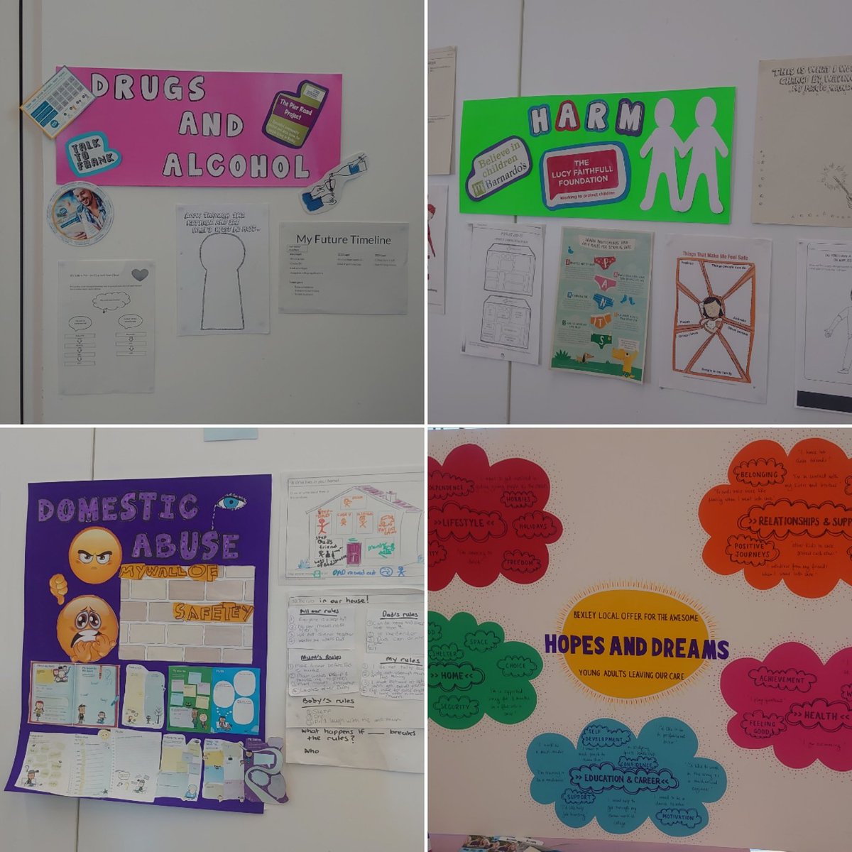 BexleyCSC's tweet photo. Fabulous to be back in person for our staff conference and Children's Social Care Awards. Practitioners celebrating and sharing their creative direct & life story work with children, young people and families #togetherwithfamilies #whatlifeislikeforme #voiceofthechild #directwork https://t.co/74gHjiENk9