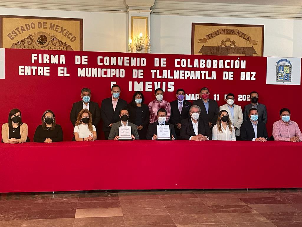 AbundezNora's tweet photo. Firma de Convenio de Coordinación de Acciones @IMEVISedomex @Gob_Tlalne @GobAtizapan @JesusDamian2021 @Mariano_Camacho https://t.co/bNH5QgSpQ2