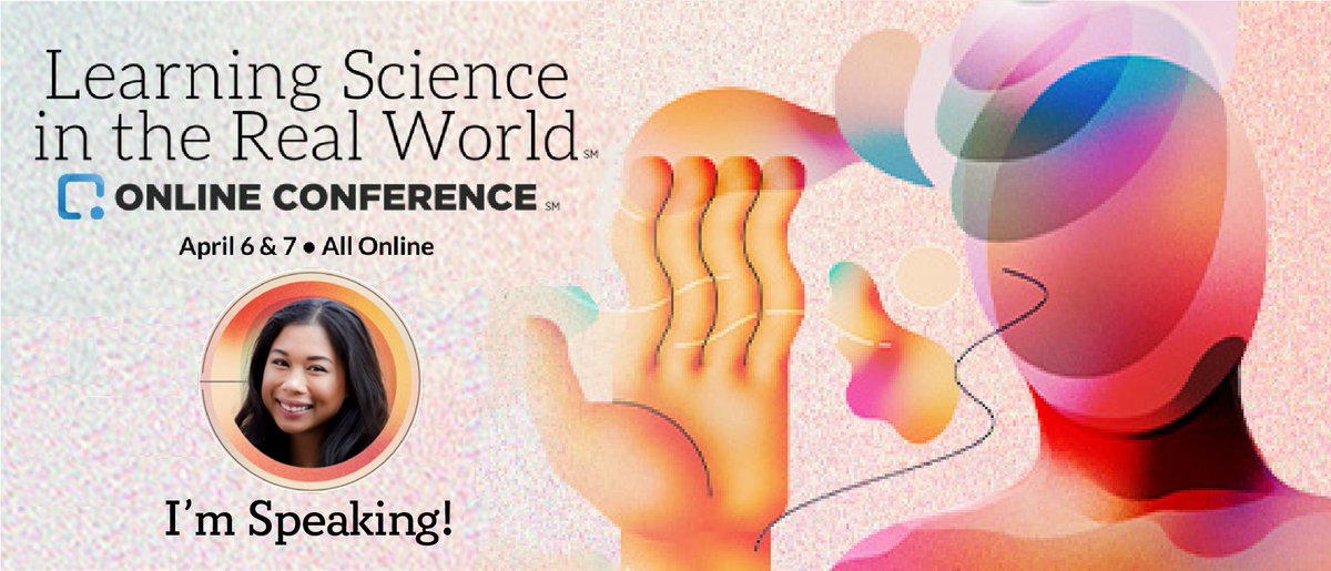 KrisTorrenceLXD's tweet photo. Don't forget to register for the @LearningGuild's Learning Science in the Real World #OnlineConference. 
I'll be discussing Evidence-Centered Design for Virtual Reality Training on April 6th from 1PM–2PM PT. #GuildOLC #InstructionalDesign
https://t.co/pORdHcCbP9 https://t.co/8qD1dE5qGi