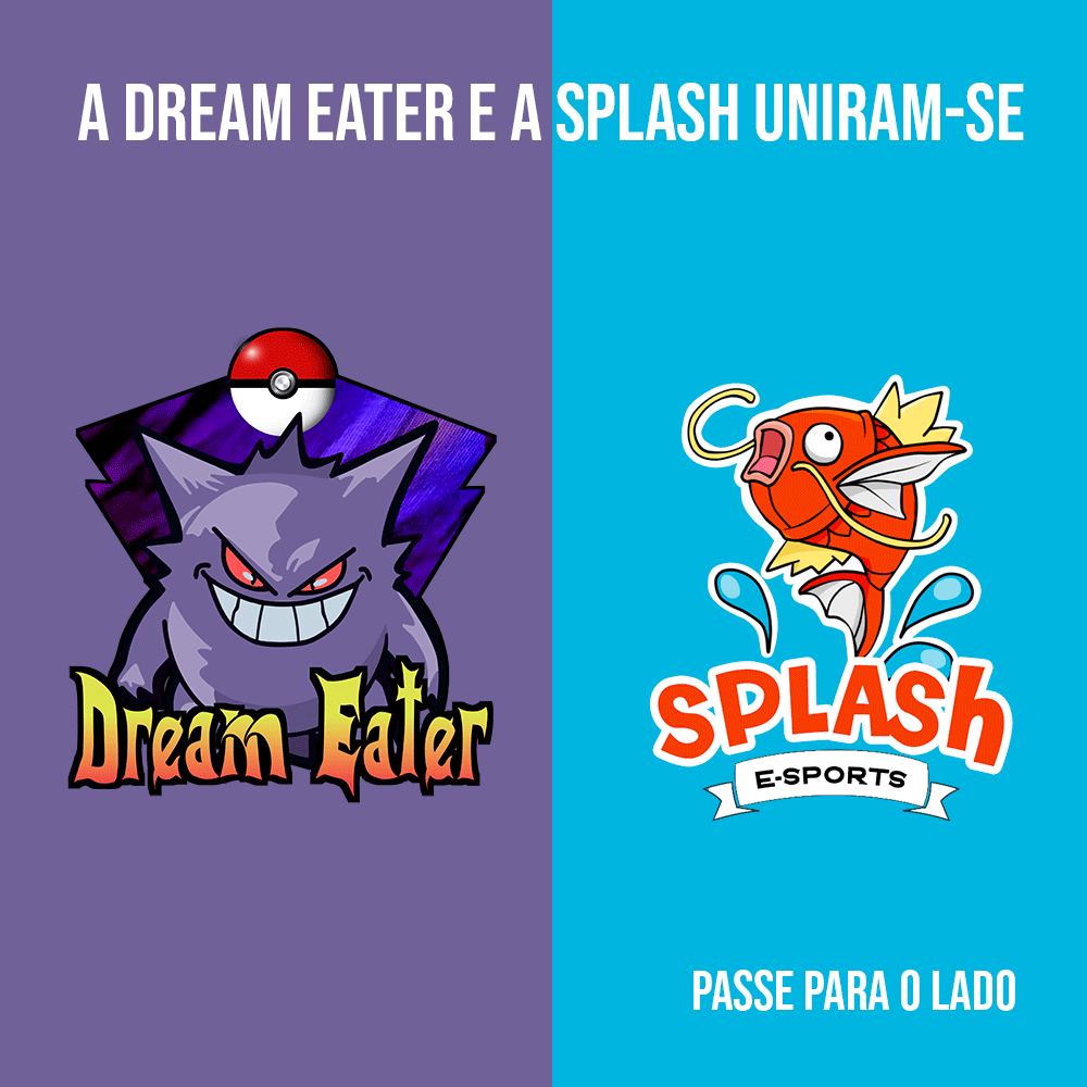 RitmoTchan's tweet photo. A Splash e a Dream Eater se fundiram em busca do mesmo desafio: crescer no cenário competitivo.

Agora temos um grupo mais forte e com duas lines para manter presença em diversas competições.

Segura o Tchan! #goRIT

#pokemon #pokémonunite #pokemonunitebrasil #pokemonunitebr https://t.co/sDPf5qa2io