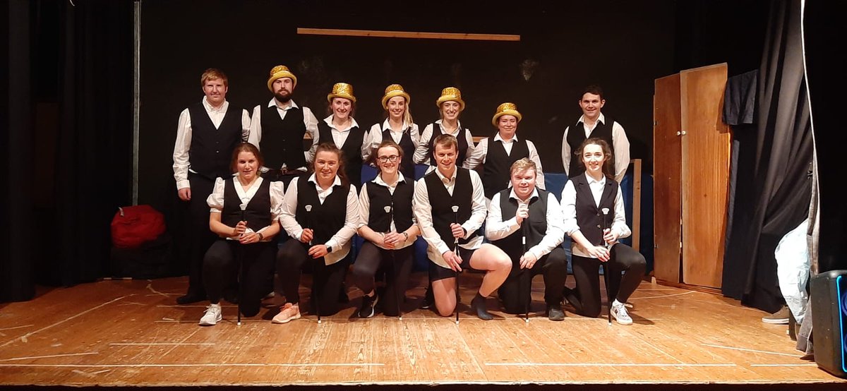 MacraCallan's tweet photo. Congratulations to our Capers team that put on a unique entertaining and quality performance at the Capers national final in in Cappoquin where the theme of the show was based on time travel. The team were runners-up on the night. 🎊🎉 https://t.co/H1b3AluMwV