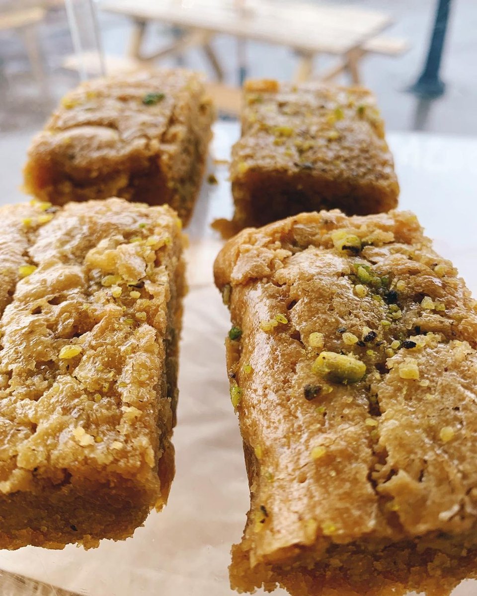 Sorry to anyone who hates the word but how M O I S T  does our lovely polenta tray bake look! 

A great snap from Imagine that (Hanover Place, BS1 6UH)!