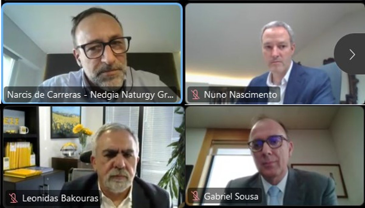 gd4s_eu's tweet photo. 🎙️@GD4S Webinar on its #Sustainability Charter, @Nuno_Nascimento from #GGND 🇵🇹 emphasized the crucial role of #gas DSOs in the 🇪🇺 #energy system, putting forward a highly innovative project, the Green Pipeline project, injecting natural gas and green #hydrogen into the grid 🔄 https://t.co/u6FyoCeZiT