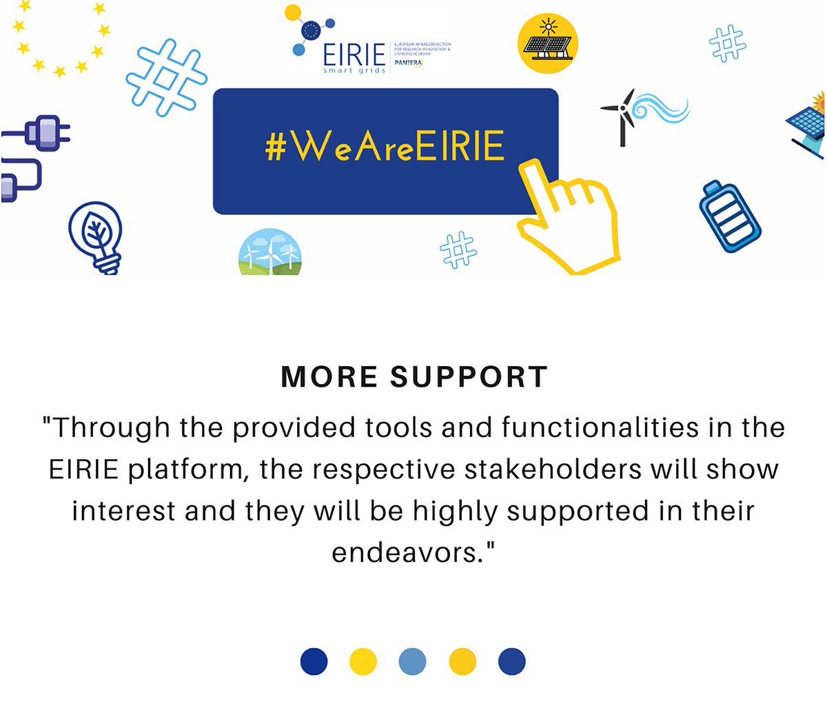 PanteraPlatform's tweet photo. EIRIE is still growing and thanks to your valuable feedback it will effectively reply to your needs.

🗨️Read about Nikos Hadjinikolaou's (Ministry of energy, commerce and industry of Cyprus and #PANTERA Advisory Board member) view on the #EIRIE platform➡️ https://t.co/OPtZ0DK7Il https://t.co/0gfXep2UFr