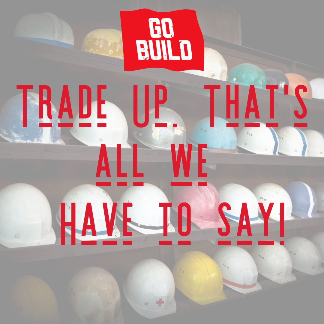 gobuildtn's tweet photo. Let’s normalize sending kids to trade school after high school without making them feel like they’re less than 4-year university kids.
There’s nothing wrong with either, all you need to aim for in your career is happiness!
#gobuild #gobuildtn #tennessee #construction #trades https://t.co/mQDds5BUKv