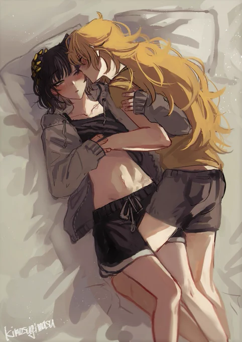 エロくは無いんですけど胸を触っているので若干閲覧注意
NSFW 