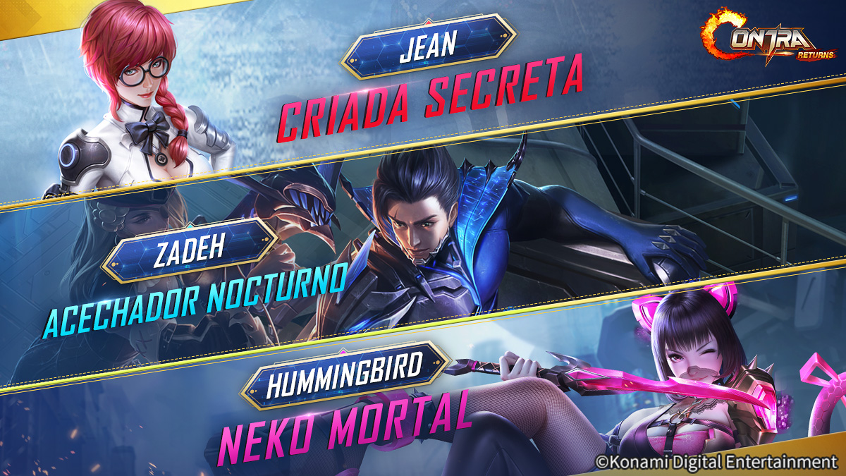 ContraReturnsES's tweet photo. ¡Algunas Skins increíbles llegarán pronto! 😍
¡Mira las lo que viene este mes a continuación!
3.12-3.18 Acechador nocturno - Zadeh 🦇
3.16-3.22 Criada secreta - Jean 💃
3.23-3.29 Neko Mortal - Colibrí ⚔️
¿Cuál estás esperando con más ansias?
#ContraReturns
#ContraReturnsLATAM https://t.co/PD0sifBuvZ
