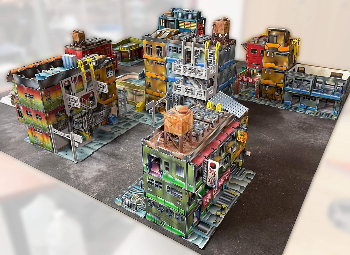 Acon_Infinity's tweet image. Painted by Jim Breitung, this @warsenalgames table is sure to stand out this year! #workinprogress @AdeptiCon @InfinityTheGame