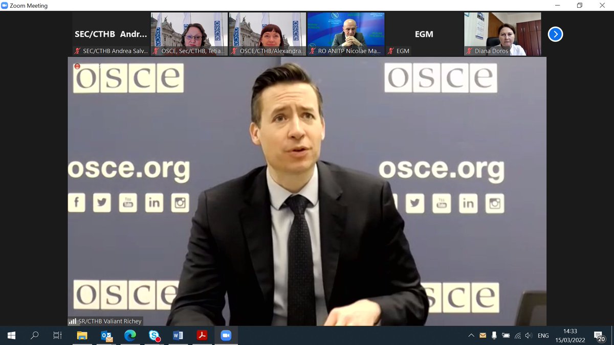 osce_cthb's tweet photo. #FromPolicytoPractice➡️Today, we bring our recommendations to prevent #HumanTrafficking to the national authorities of the most affected countries by the humanitarian crisis in Europe—@OSCE area needs strengthened prevention/protection measures for vulnerable people now. #Ukraine https://t.co/XfMVcsQFha