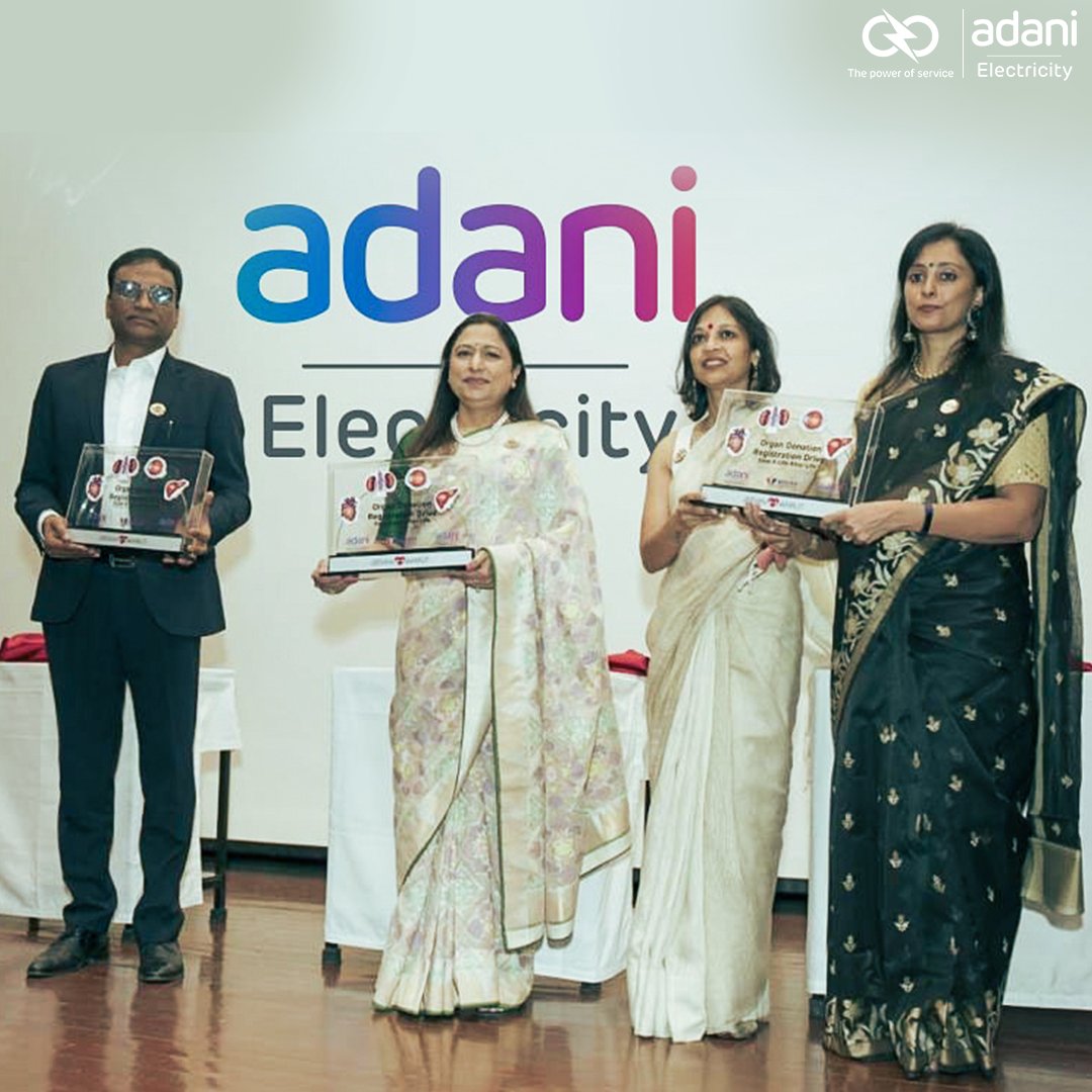 Adani_Elec_Mum's tweet photo. Leading by example: Dr Priti Adani, Chairperson of the Adani Foundation pledged for organ donation to empower the lives of other people, under the Jeevan Amrut Program launched by Adani Electricity. We are honored to follow in the footsteps of a leader who truly cares. 👏 https://t.co/FI49OBR1lV