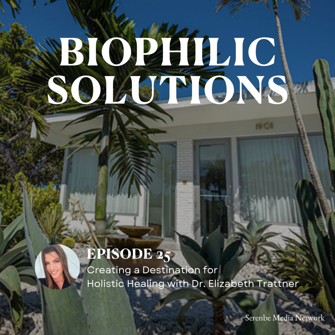 New on #BiophilicSolutions, we chat with renowned holistic practitioner <a href="/acumom/">Elizabeth Trattner</a> about her lifelong health journey, ridding her home of harmful chemicals, the new wellness center she created with the strictest standards for environmental impact: apple.co/3svTQtL