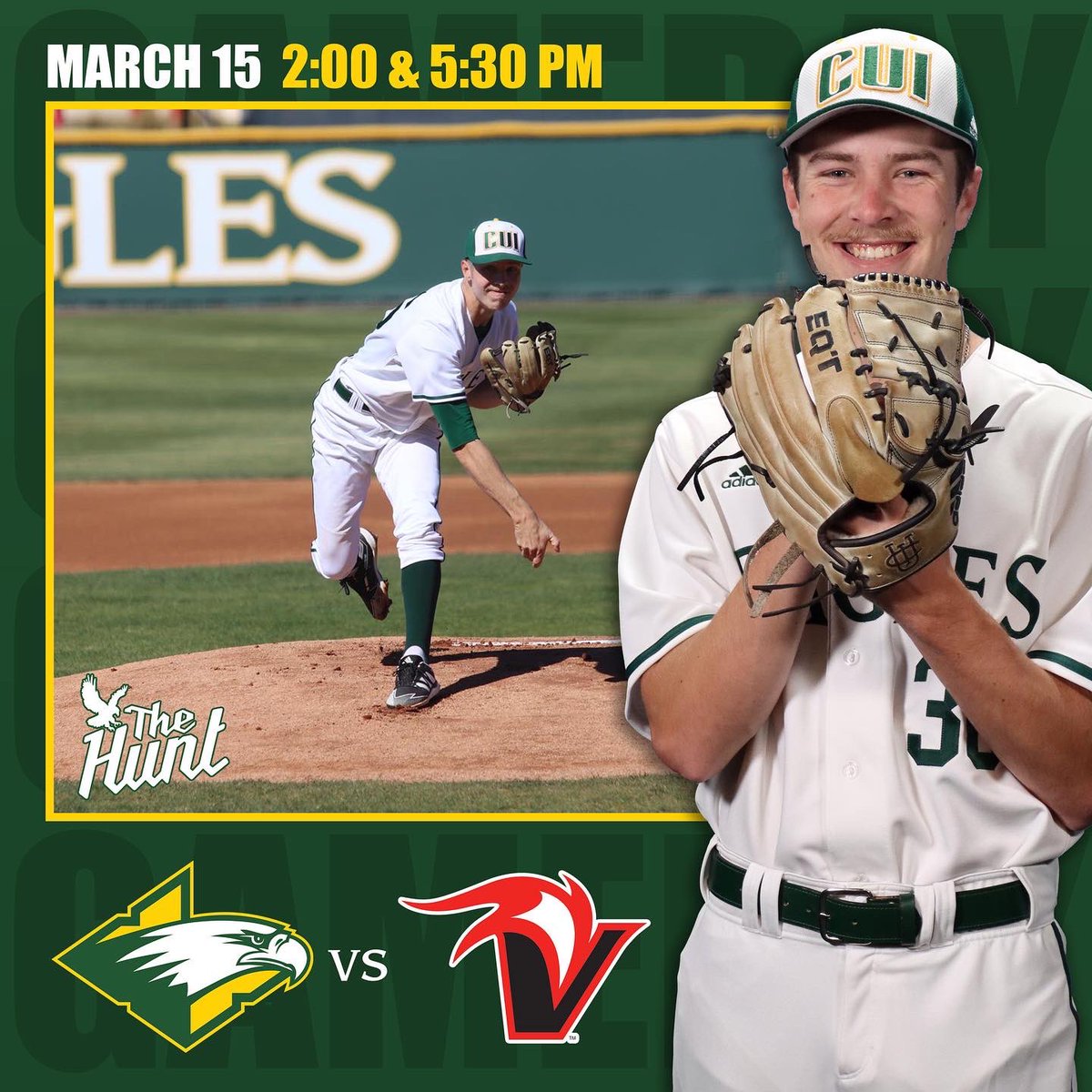 cuigoldeneagles's tweet photo. Eagles look to take the series with another doubleheader against Hilo at Eagles Field #CUIBASE
📍: Irvine, CA
🖥: https://t.co/dsFyTFjroM https://t.co/87Wv5C71vd