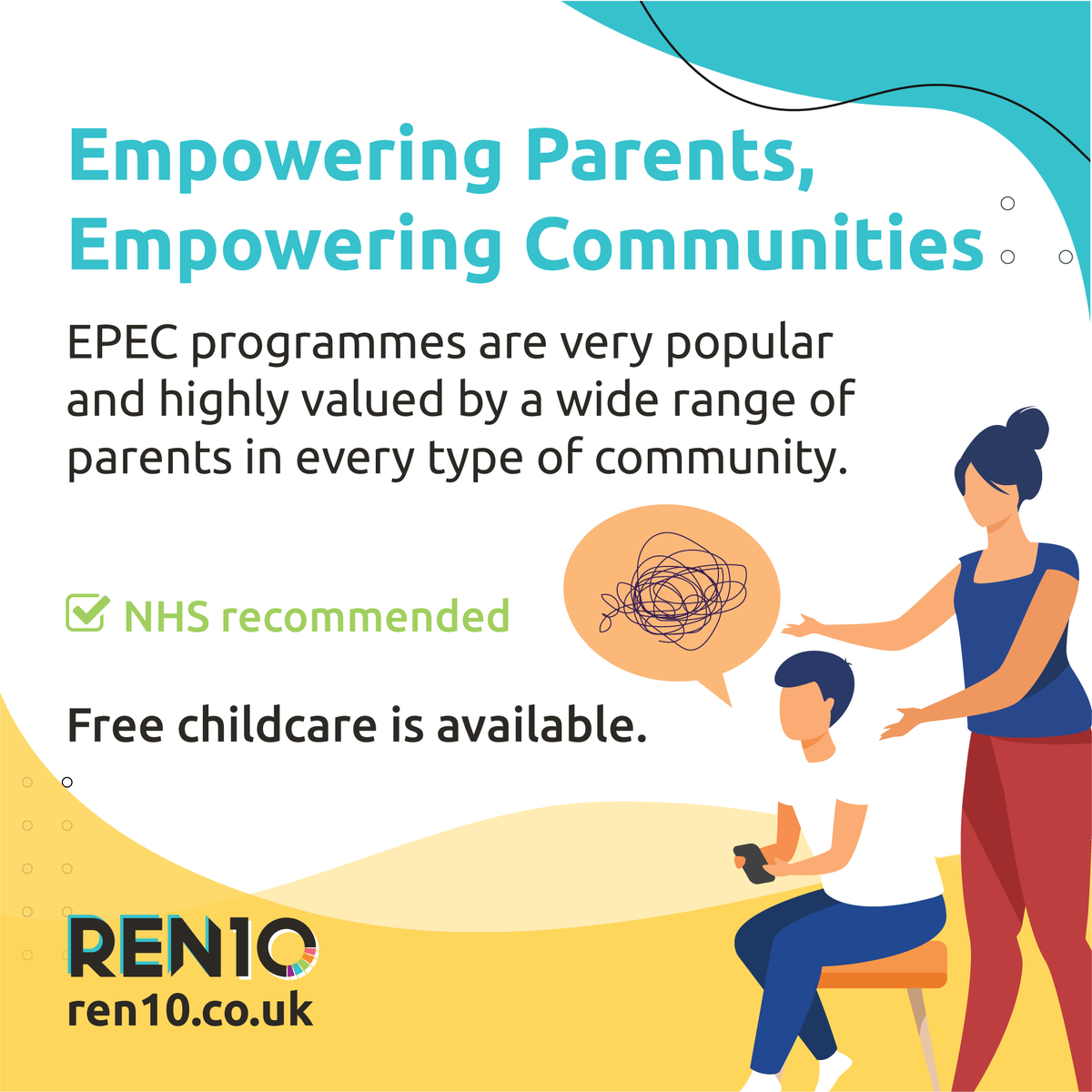 KarenMcIntyrity's tweet photo. Sometimes parents need some extra support. 

You might need some help to improve you or your child's mental health and wellbeing. 

Head to our website to see REN10 Parent Drop In times

https://t.co/xbCKoMEr3M https://t.co/QmdySM74ES