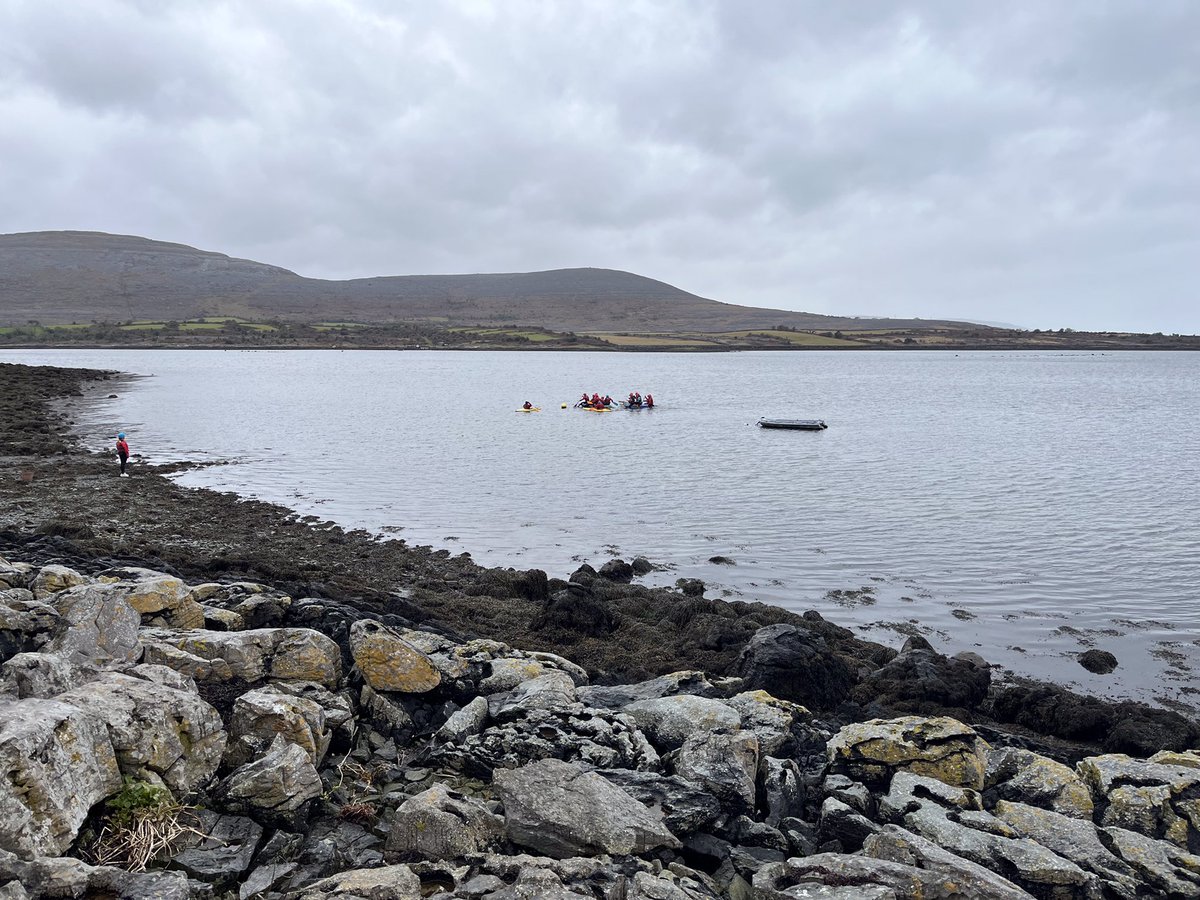 Great day out with 5th years at the <a href="/burrenoutdoors/">Burren OEC</a>. #stayingafloat #hikelife. <a href="/GCLuimnigh/">GCLuimnigh</a> @LCETBSchools