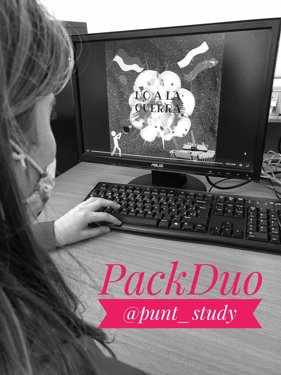 puntstudy's tweet photo. Recursos pedagògics.
Pau en temps de guerra!
Les nostres activitats hi giren al voltant..
#packduo #activitatsambnens @punt_study https://t.co/XwZKWMzqrg