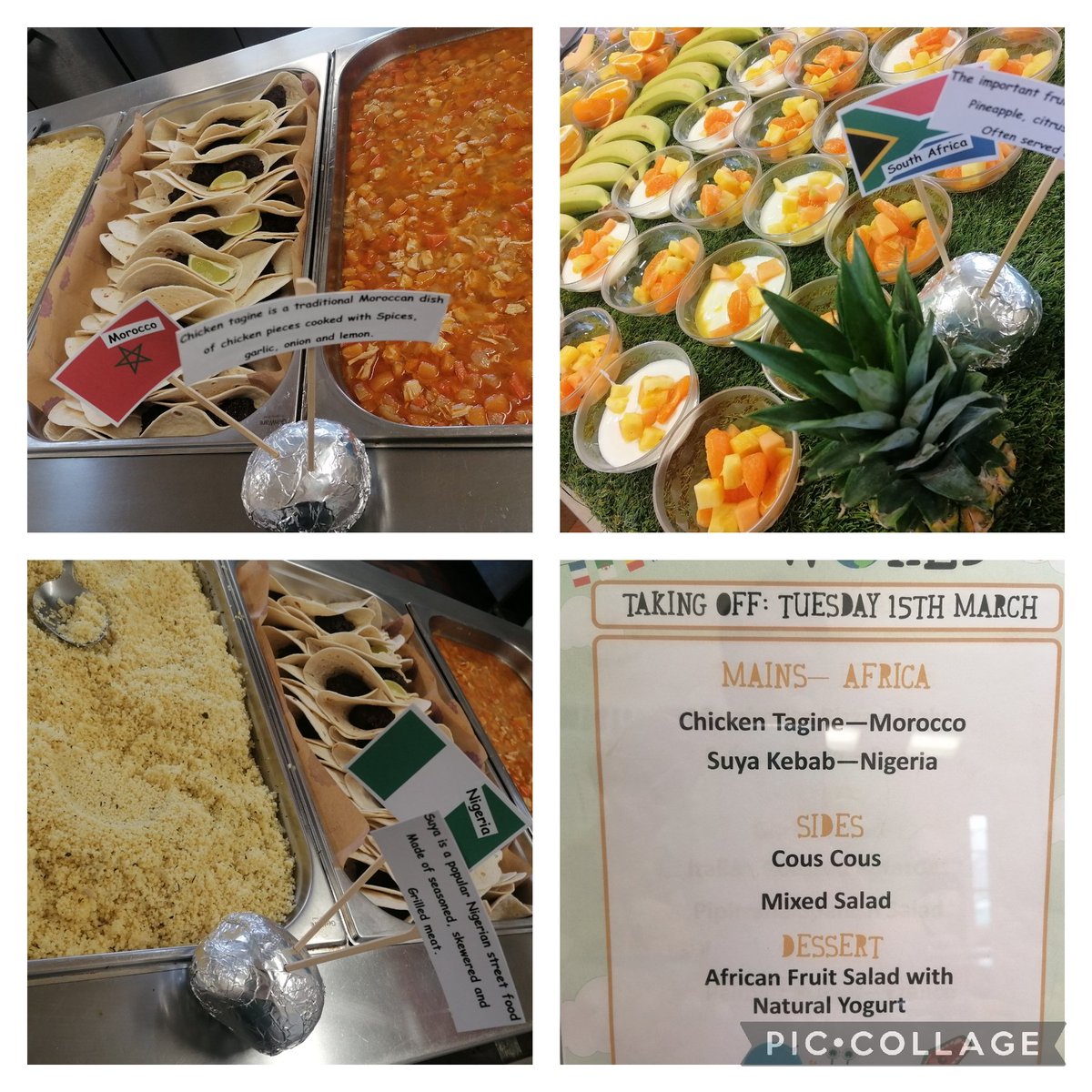 chelle_t1983's tweet photo. Day 2 of our trip around the world here at #teamlordsgate saw us in Africa. We made a pit stop in Morocco and Nigeria to enjoy chicken tagine and suya kebabs
@Juliehorrocks3 @ElaineL33583821 @mellorscatering https://t.co/2KIr2rDNq5