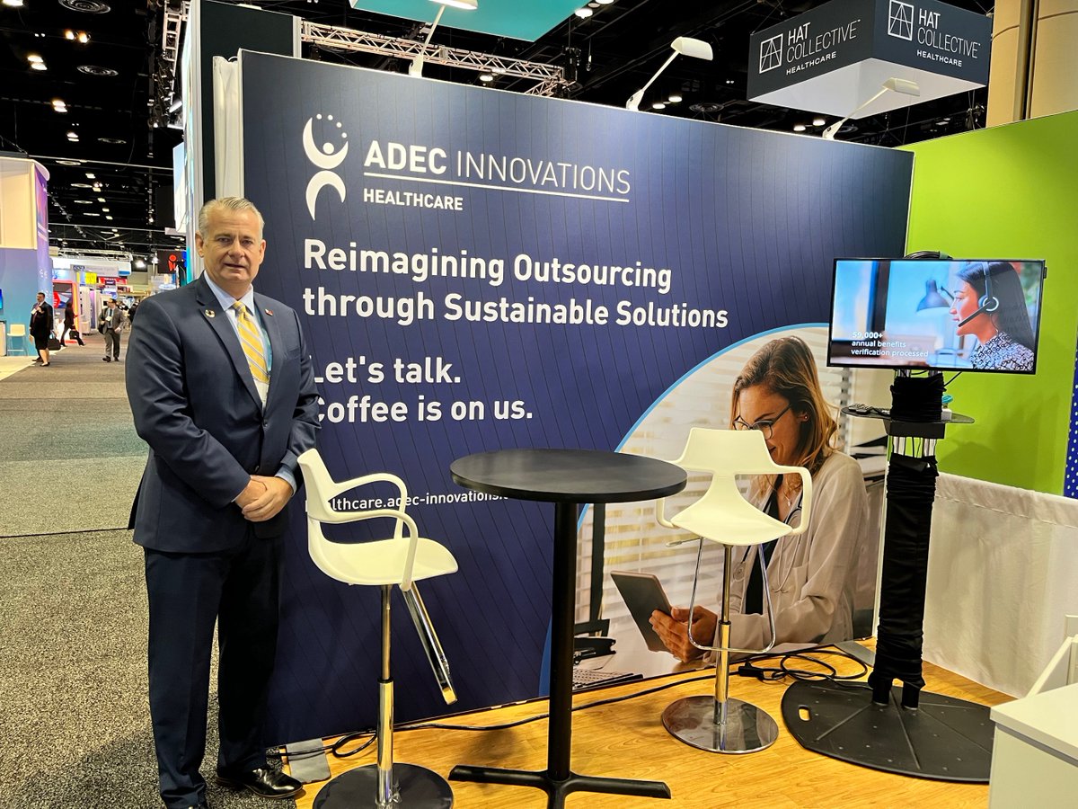 ADEC_USA's tweet photo. Re-Imagine Healthcare is the theme for HIMSS22 as ADEC Group CEO, James Donovan looks forward to discussing digital transformation and the impact on healthcare outsourcing with attendees. #healthcare #digitaltransformation #himss22 https://t.co/bowL0H7dEB