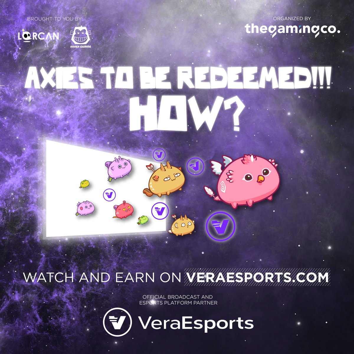 GalaxieCup's tweet photo. Axies to be redeemed 🥳🥳🥳

✨Watch &amp; Earn✨ on https://t.co/XNDPAKqoVm and redeem Axies during GalAxie Cup 2022 live streams 🥰

#GalAxieCup2022 @VeraEsports #TheGamingCompany #LorcanGaming #HoogaGaming #AxieInfinity https://t.co/r3zxkMxleB