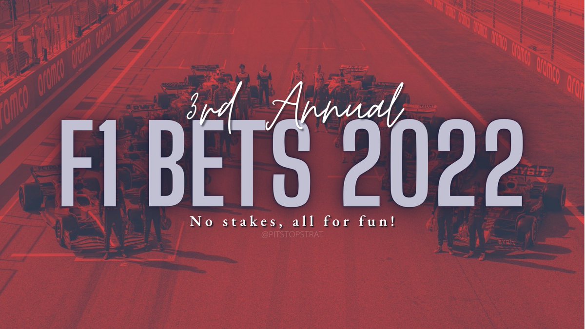 so, i totally DIDN’T forget to announce this but…

who’s ready for the third annual f1 bets to start up? (that sounds too official, eww)

like &amp; retweet to be added to the group chat! you must also be following me to be added as well. 
very excited to keep this going!🥳