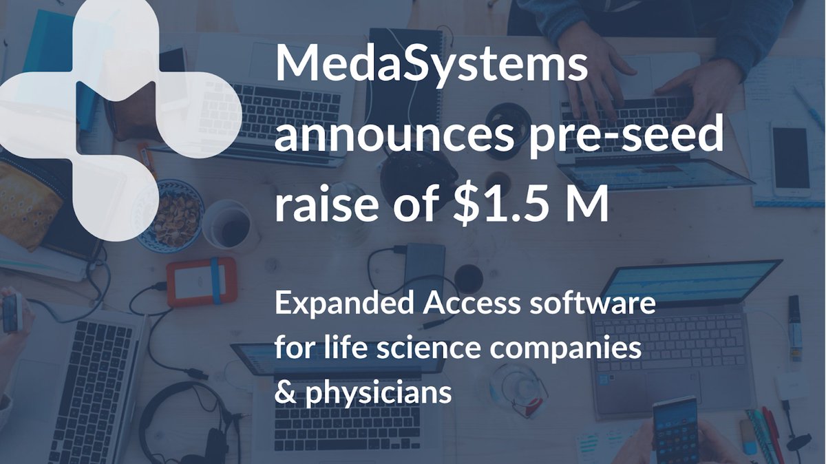 ninacapital's tweet photo. NEWS! We are thrilled to announce our investment in @MedaSystems, an expanded access/managed access software for life science companies &amp; physicians, on a mission to help patients gain access to investigational therapies. Read more: 
https://t.co/IBbGPxpoG1 #wearenina https://t.co/IG2X9d89dS